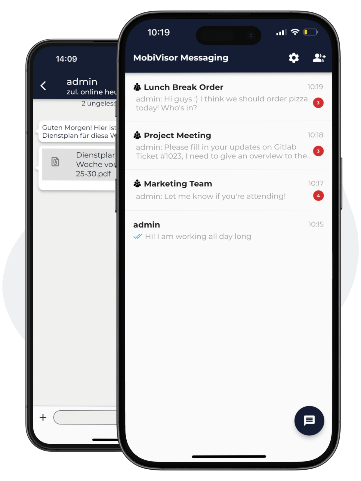 Mockup MobiVisor Homepage 2