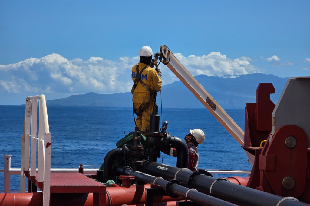 Industrial oil rig representing field operations in remote environments